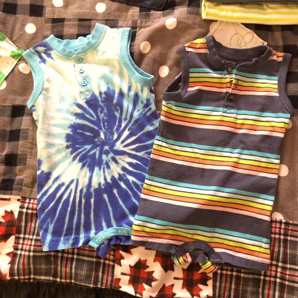 George Rompers | 3-6M | EUC